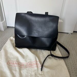 Mansur Gavriel Black Lady Bag - Royal